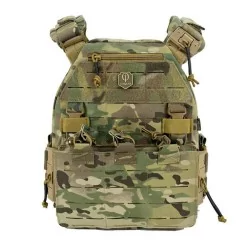 Chaleco Conquer MQR Vest Multicam con sistema MOLLE y diseño modular para misiones tácticas