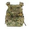 Chaleco Conquer MQR Vest Multicam con sistema MOLLE y diseño modular para misiones tácticas