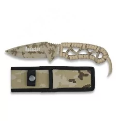 CUCHILLO MARCA ALBAINOX ENCORDADO APALACHE EN TONO PIXELADO ARIDO
