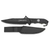 CUCHILLO DE LA MARCA ALBAINOX MODELO HORIZON BRUJULA FUNDA NEGRO