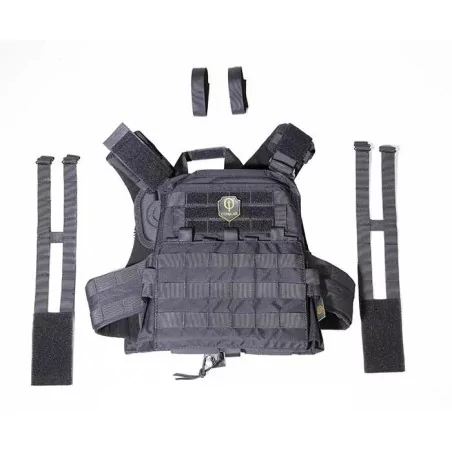 CHALECO CONQUER CVS PLATE CARRIER NEGRO ✅ · VSGun