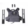 CHALECO CONQUER CVS PLATE CARRIER NEGRO ✅ · VSGun