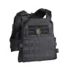 Chaleco Conquer CVS Plate Carrier Negro con ajuste modular y compatibilidad con placas