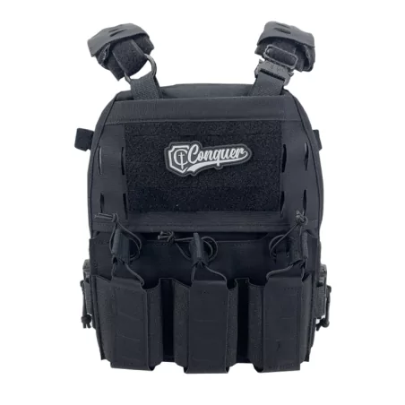 Chaleco Conquer MTPC Multicam con ajuste ergonómico y sistema MOLLE