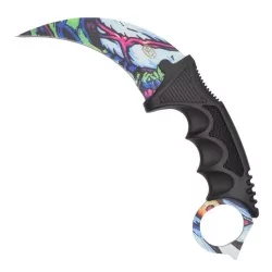 CUCHILLO SCK KARAMBIT MULTICOLOR CON MANGO NEGRO