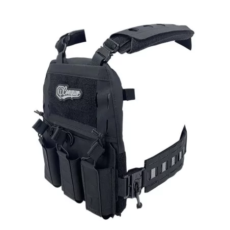 🔝 CHALECO CONQUER MTPC NEGRO TÁCTICO · VSGun