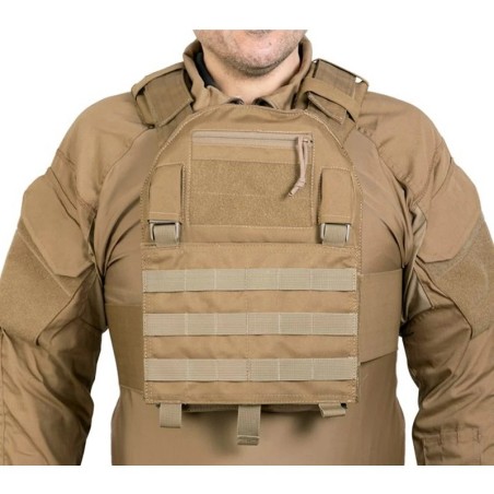 Chaleco Delta Tactics Force MK1 Tan con sistema MOLLE y ajuste ergonómico