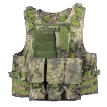 Chaleco FSBE Kryptek Mandrake con sistema MOLLE y ajuste ergonómico