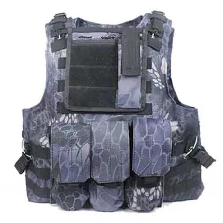 Chaleco FSBE Kryptek Typhon con camuflaje especializado y sistema MOLLE