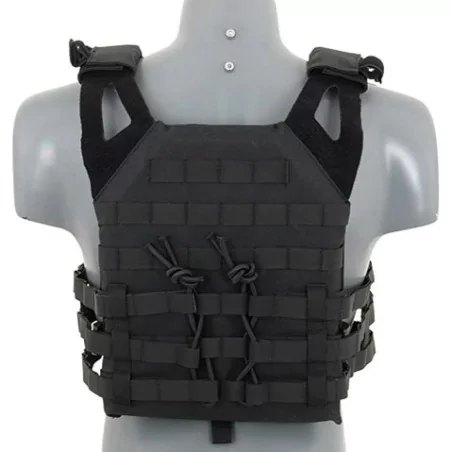 CHALECO JPC NEGRO CON PLACAS ⭐ · VSGun