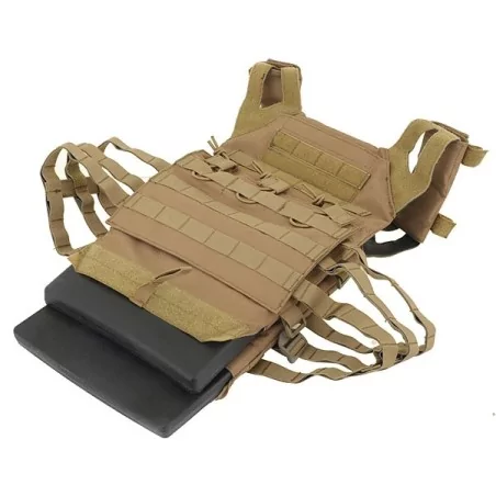 CHALECO JPC TAN CON PLACAS · VSGun