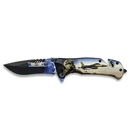 NAVAJA ALBAINOX ASISTIDA 8.2CM AIR FORCE FUERZAS AÉREAS