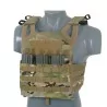Chaleco JPC Multicam 8 Fields con placas balísticas y camuflaje táctico