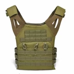 Chaleco JPC OD con diseño táctico y sistema MOLLE