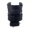 Chaleco MPC Conquer Full Set negro con sistema modular táctico