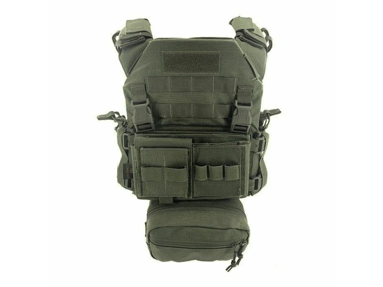 Chaleco MPC Conquer Full Set Ranger Green con diseño modular táctico