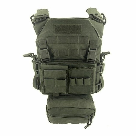 Chaleco MPC Conquer Full Set Ranger Green con diseño modular táctico