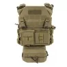 Chaleco MPC Conquer Full Set Tan con diseño táctico modular y color arena