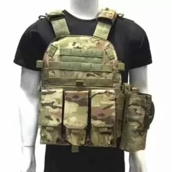 Chaleco táctico 6094-A Multicam con diseño modular y camuflaje avanzado