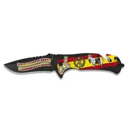NAVAJA ALBAINOX ASISTIDA 8.2CM DISEÑO LEGION ESPAÑOLA