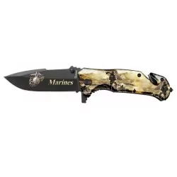 NAVAJA ALBAINOX ASISTIDA 8.2CM LEGION DE LOS MARINES