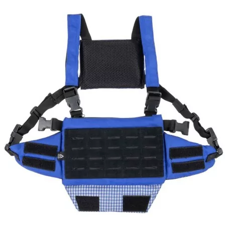 Chaleco Chest Rig Delta Tactics Speedsoft V1 Azul táctico ultraligero