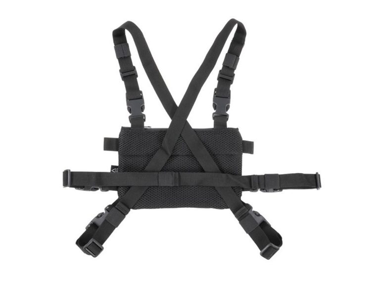 Chaleco Chest Rig Delta Tactics Speedsoft V2 Negro