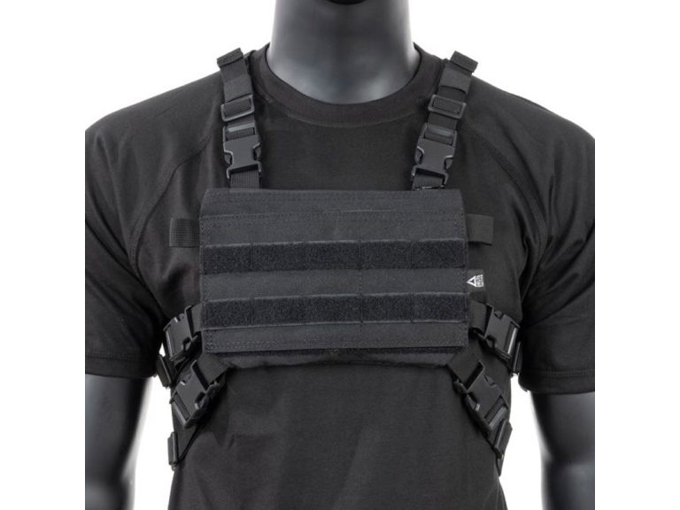 Chaleco Chest Rig Delta Tactics Speedsoft V2 Negro