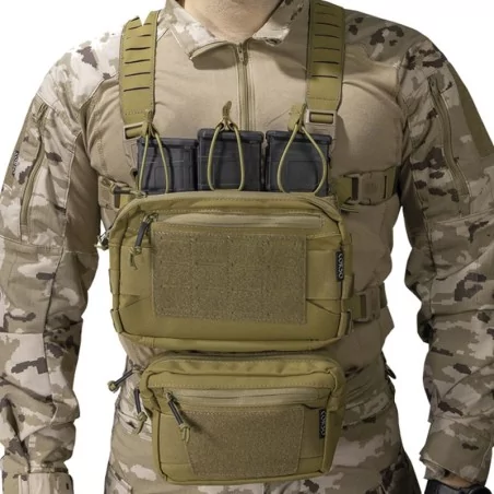 Chaleco Chest Rig Corso Flint MK1 Corte Laser Coyote táctico y modular