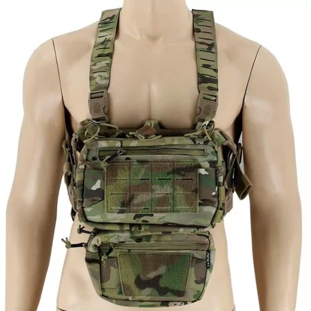 Chaleco Chest Rig Corso Flint MK1 Corte Laser Multicam táctico y modular