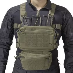 Chaleco Chest Rig Corso Flint MK1 Corte Laser Verde OD táctico y modular