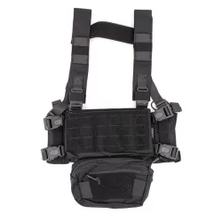 Chaleco Chest Rig Corso Flint MK2 Corte Laser Negro táctico y modular