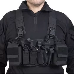 Chest Rig Force MK1 Black Delta Tactics con diseño táctico modular