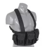 Chaleco Chest Rig Negro táctico con diseño modular y acabado discreto
