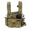 Micro Chest Rig Conquer Multicam compacto con camuflaje táctico optimizado