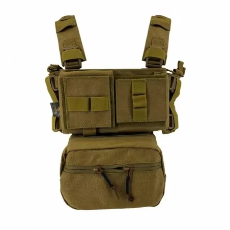 Chest Rig Conquer CB Coyote con diseño ergonómico y camuflaje táctico