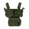 Chest Rig Conquer Verde OD con diseño táctico y camuflaje eficiente