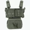 Chest Rig Conquer Verde Ranger Green con diseño táctico y camuflaje versátil