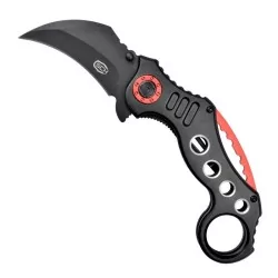 NAVAJA PLEGABLE KARAMBIT PLEGABLE SCK NEGRO Y ROJO