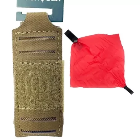 Conquer Dead Rag Pouch Coyote, pouch táctico para mantener el Dead Rag accesible.