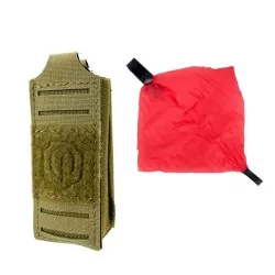 Conquer Dead Rag Pouch Tan, pouch táctico para mantener el Dead Rag accesible.