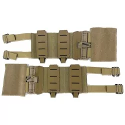 Cummerbund Elástico Conquer Coyote, ajuste cómodo y seguro para actividades tácticas.