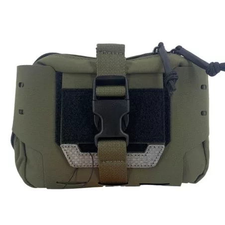 Pouch Médico Laser Cut IFAK Conquer Ranger Green para equipo médico táctico
