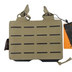 Pouch Portacargador Doble M4 Conquer Corte Láser Tan para uso táctico