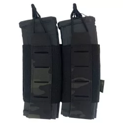 Pouch Portacargador Tegris Doble M4 Conquer Multicam Black para cargadores M4 tácticos