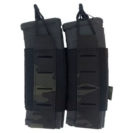 Pouch Portacargador Tegris Doble M4 Conquer Multicam Black para cargadores M4 tácticos