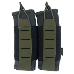 POUCH PORTACARGADOR TEGRIS DOBLE M4 CONQUER RANGER GREEN