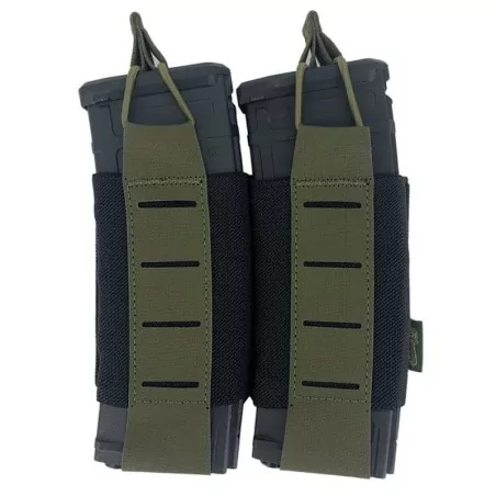 Pouch Portacargador Tegris Doble M4 Conquer Ranger Green para cargadores M4 tácticos