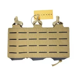 Pouch Portacargador Triple M4 Conquer Corte Láser Tan para cargadores M4 tácticos