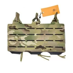 Pouch triple portacargador M4 Conquer corte láser camuflaje Multicam táctico resistente